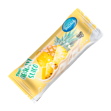 Picolé Abacaxi Suíço Sorvetes Indaiá