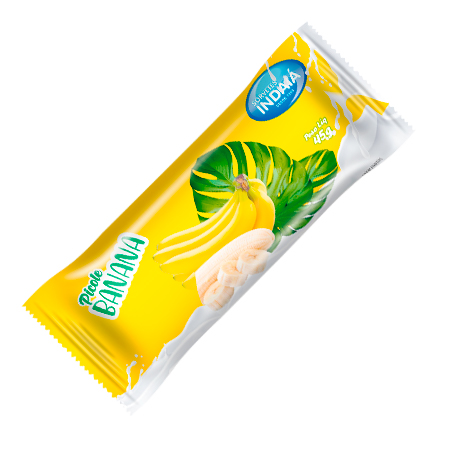 Picolé Banana Sorvetes Indaiá