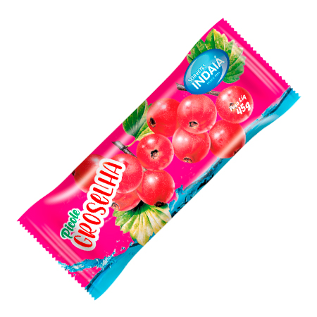 Picolé Groselha Sorvetes Indaiá