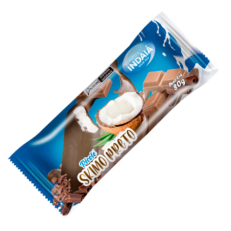 Picolé Skimo Preto Sorvetes Indaiá